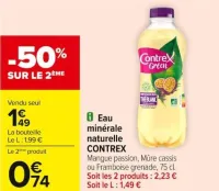 Carrefour Eau minérale naturelle Offres et Promotions