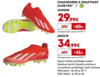 Sport 2000 CHAUSSURES X CRAZYFAST CLUB FXG Offres et Promotions