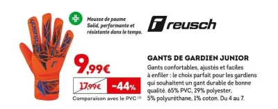 Sport 2000 GANTS DE GARDIEN JUNIOR Offres et Promotions