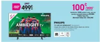 Pulsat TV LED 4K AMBILIGHT Offres et Promotions