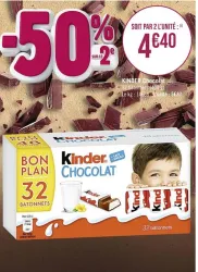 Casino Supermarchés KINDER Chocolat Offres et Promotions