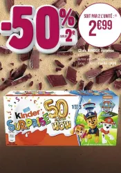 Casino Supermarchés Œufs KINDER surprise Offres et Promotions