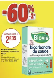 Casino Supermarchés Bicarbonate de soude multi-usage super naturel* Offres et Promotions