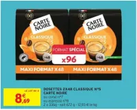 Intermarché DOSETTES 2X48 CLASSIQUE N°5 Offres et Promotions