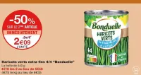 Monoprix Haricots verts extra fins 4/4 Offres et Promotions