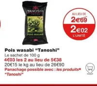 Monoprix Pois wasabi Offres et Promotions