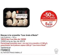 Monoprix Hacao à la crevette Offres et Promotions