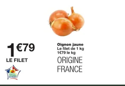 Monoprix Oignon jaune Offres et Promotions
