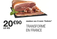 Monoprix Jambon sec 9 mois Offres et Promotions