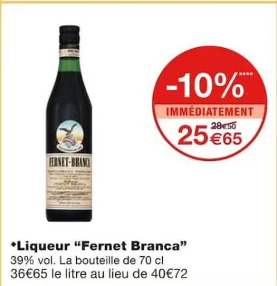 Monoprix Liqueur Offres et Promotions