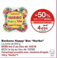 Monoprix Bonbons Happy' Box Offres et Promotions