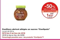 Monoprix Confiture abricot allégée en sucres Offres et Promotions