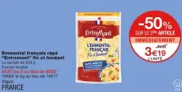 Monoprix Emmental français râpé fin et fondant Offres et Promotions