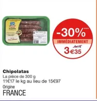 Monoprix Chipolatas Offres et Promotions