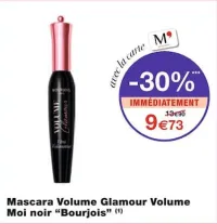 Monoprix Mascara Volume Glamour Volume Moi noir Offres et Promotions