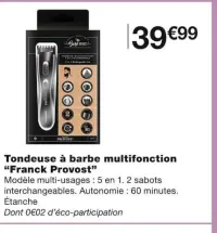 Monoprix Tondeuse à barbe multifonction Offres et Promotions