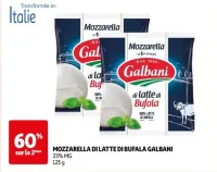 Auchan Hypermarché Mozzarella Di Latte Di Bufala Galbani Offres et Promotions