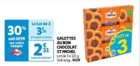 Auchan Hypermarché Galettes Au Bon Chocolat St Michel Offres et Promotions