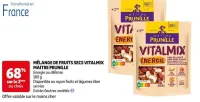 Auchan Hypermarché Mélange De Fruits Secs Vitalmix Maitre Prunille Offres et Promotions