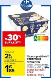 Carrefour Market Yaourts protéinés Offres et Promotions