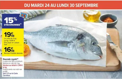 Carrefour Daurade royale Offres et Promotions