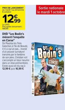 Carrefour DVD "Les Bodin's mènent l'enquête en Corse" Offres et Promotions