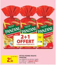 Intermarché PÂTES PENNE RIGATE Offres et Promotions