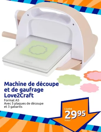 Action Machine de découpe et de gaufrage Offres et Promotions