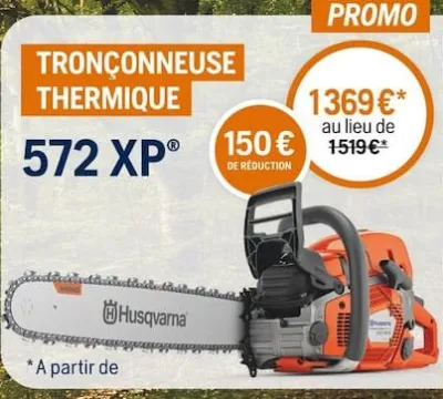 Husqvarna TRONCONNEUSE THERMIQUE 572 XP Offres et Promotions