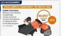 Husqvarna KIT EPI FUNCTIONNAL Offres et Promotions