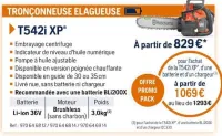 Husqvarna TRONÇONNEUSE ELAGUEUSE T542i XP Offres et Promotions