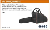 Husqvarna SAC TRONÇONNEUSE Offres et Promotions