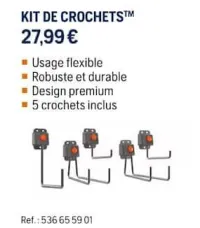 Husqvarna KIT DE CROCHETS Offres et Promotions